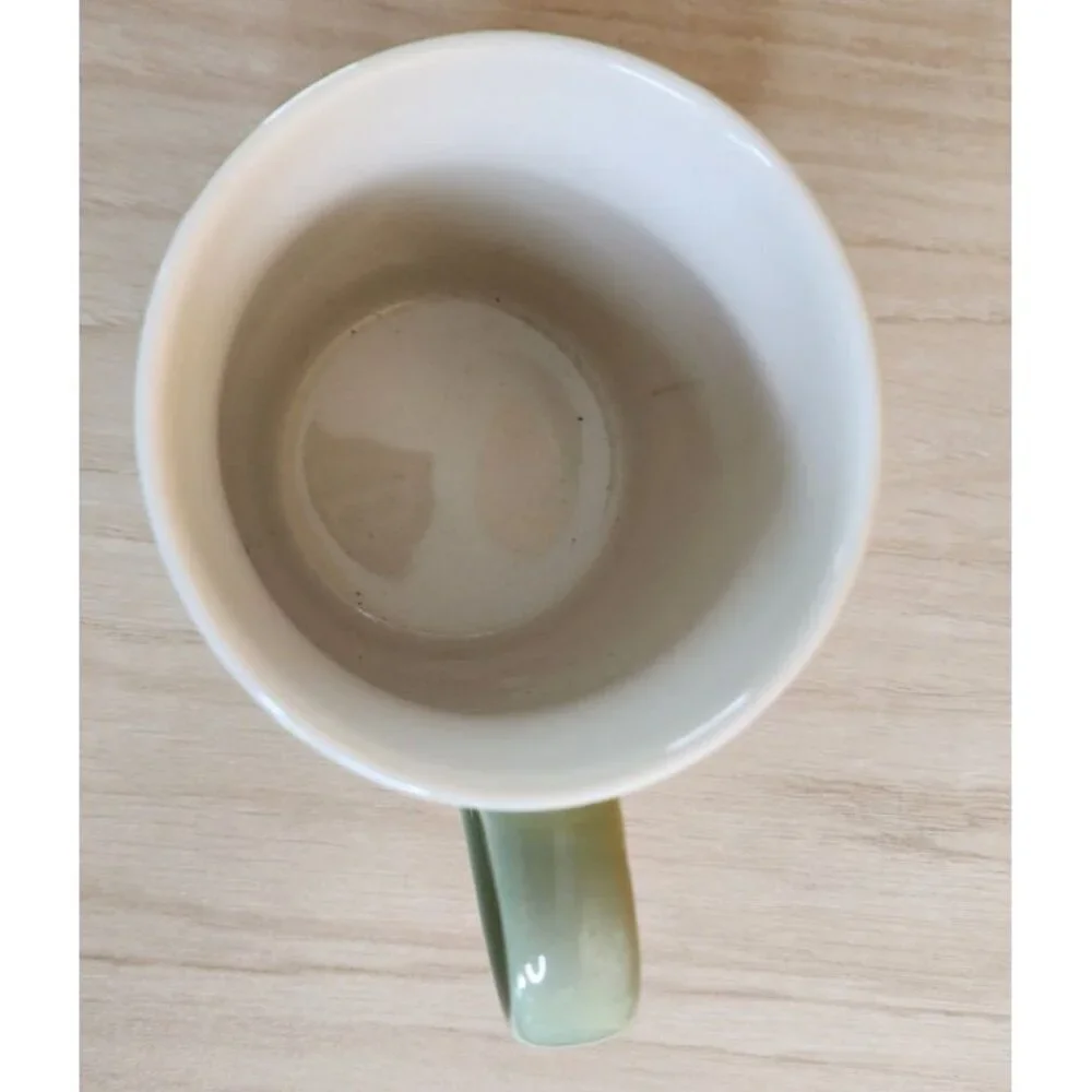 Starbucks Coffee Mug 2021 Green Leaf Mermaid 10 Fl Oz 4in Cup Coffee Bar